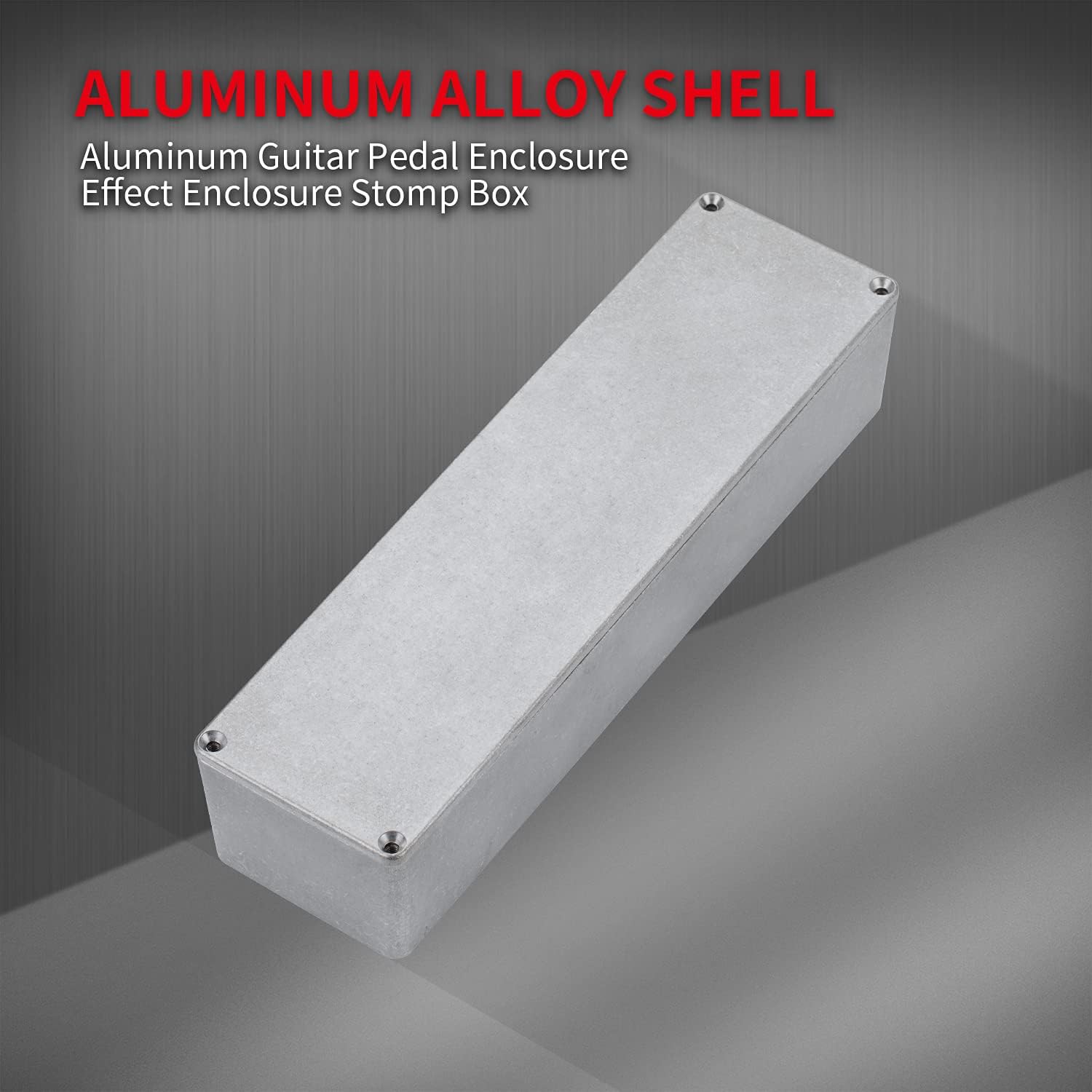 DAIERBUM 1032L Looper Gitarrenpedalgehäuse, Druckguss-Aluminium-Effekte, Stompbox, blanko, DIY, 254 x 71 x 52,5 mm