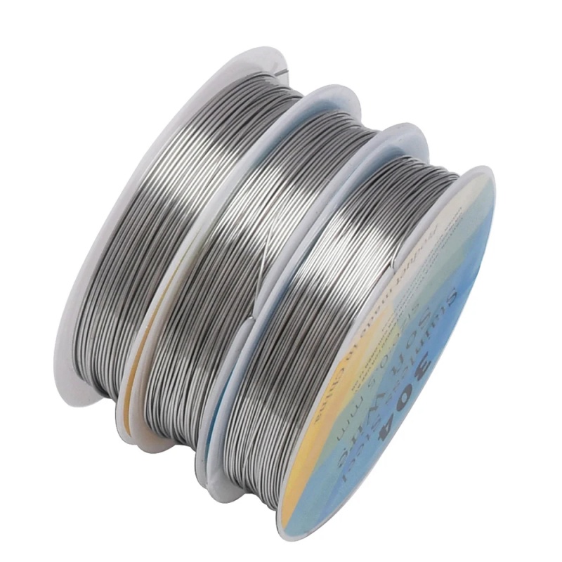 20,22,24,28 Gauge 304 Stainless Steel Wire Craft Bailing Wire Sculpting Wire For Jewelry Making