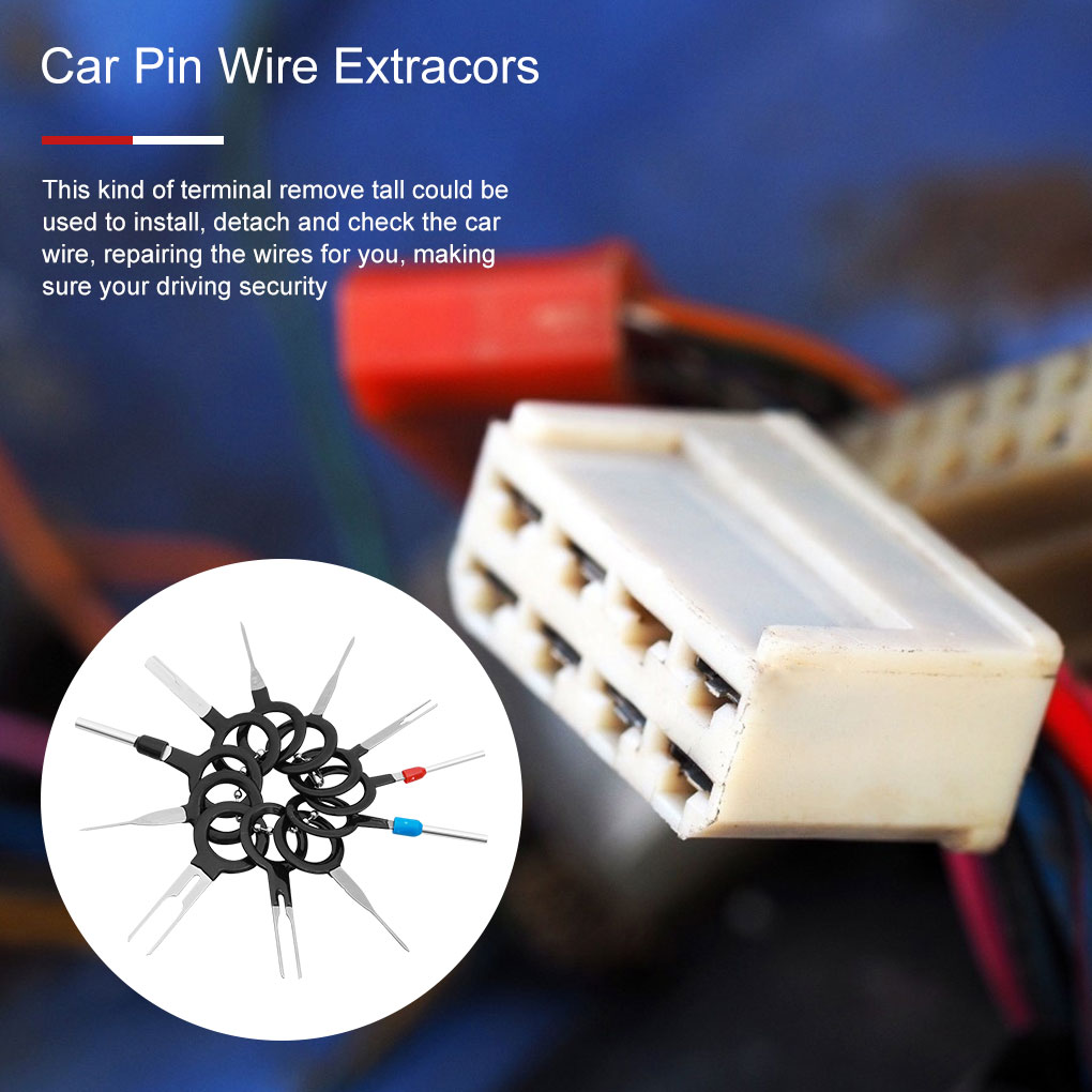 11/18/26/36/41 pçs terminal do carro remoção conector extrator pino extrator pino de liberação ferramentas mecânicas do carro para reparo automóvel