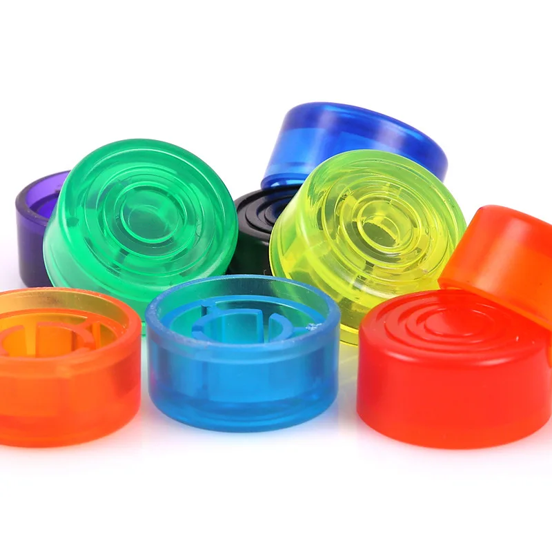 5/10 unids/pack Pedal de efecto de guitarra eléctrica amplificadores de tapa de clavo Color caramelo interruptor de pie accesorios de perilla 2,5 cm