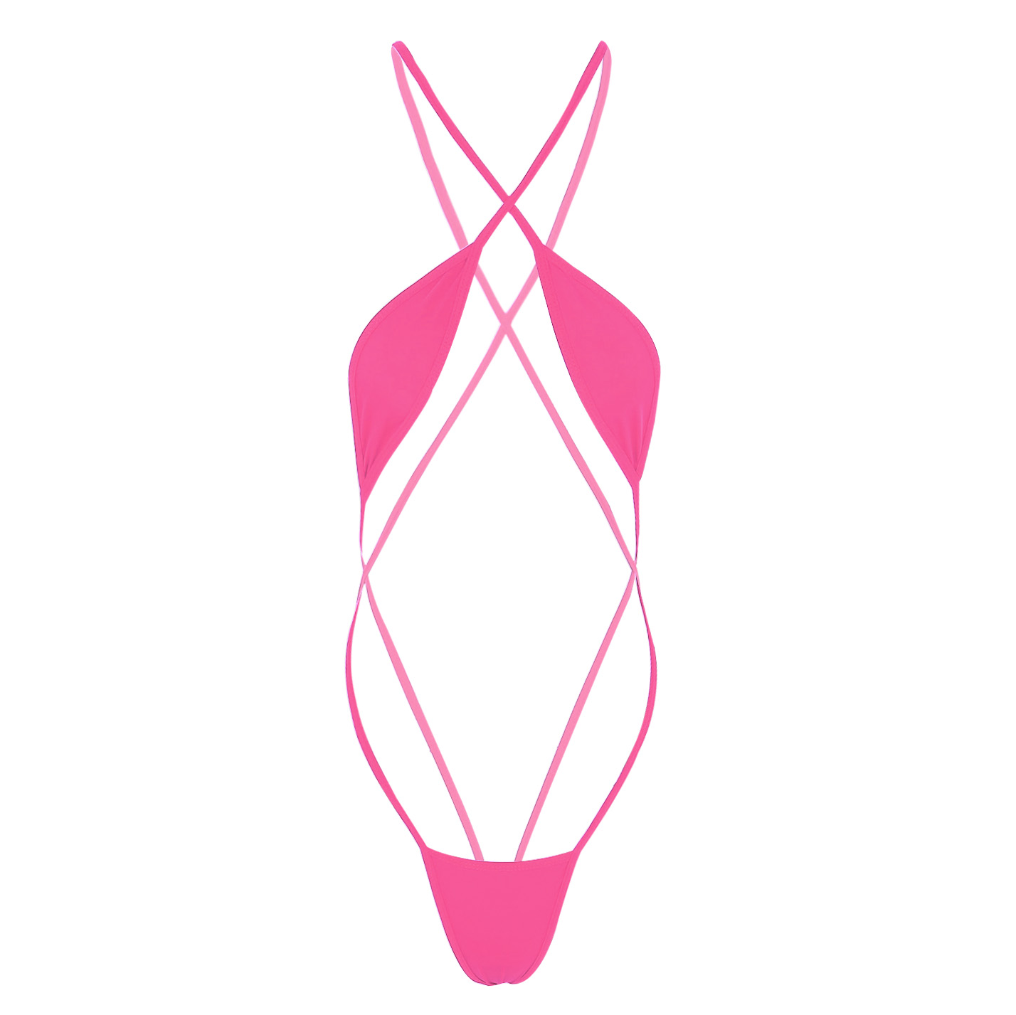 Mini Micro Bikini Tanga Damen Badeanzug Bikini Set Dessous Riemchen Criss Cross Rückenlose Bademode Damen