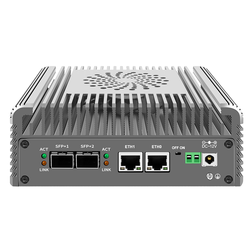 2024 Intel i3 N305 N100 Soft Router12th Gen Firewall Mini PC2x10G SFP + 2xi226-V 2.5G 1xNVMe 2xHD DDR5 MiniPC NAS Server Proxmox