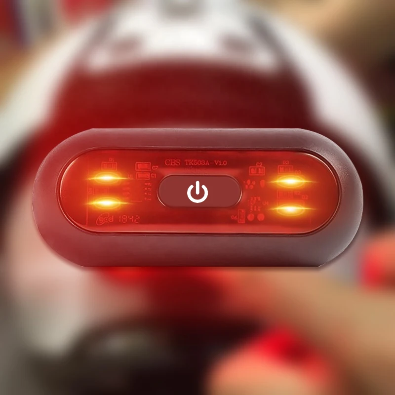 Lubes Para Casco Fiets Achterlicht Motorfiets Fietshelm Veiligheidssignaal Waarschuwing Achterlicht Waterdicht Moto Helm Led Licht