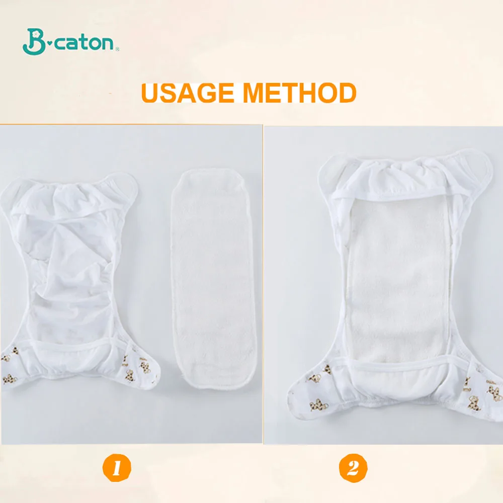 Fraldas reutilizáveis para bebês, fraldas de algodão ecológicas laváveis, fraldas de pano de 3/6 camadas para crianças, respiráveis e absorventes, com 10 peças/5 peças
