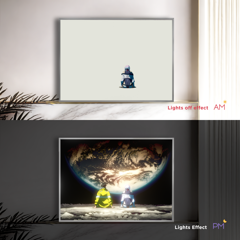 Lâmpada LED Cyberpunk Edgerunners Anime - Luz de decoração de quarto neon com efeito holográfico, Lampara de Noche para quarto de jogos