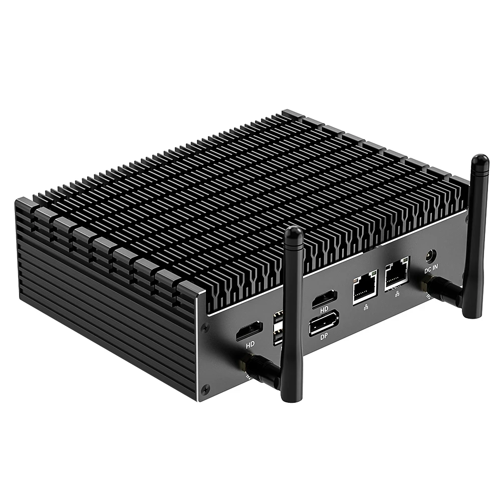 Lüfter loser Intel Mini PC 13. Generation i7 1355u i5 1335u 2*2,5g LAN PCIE 3. 0 DDR4 Tunder bolt 4 Egpu Desktop PC Gamer Mini Computer Wifi6