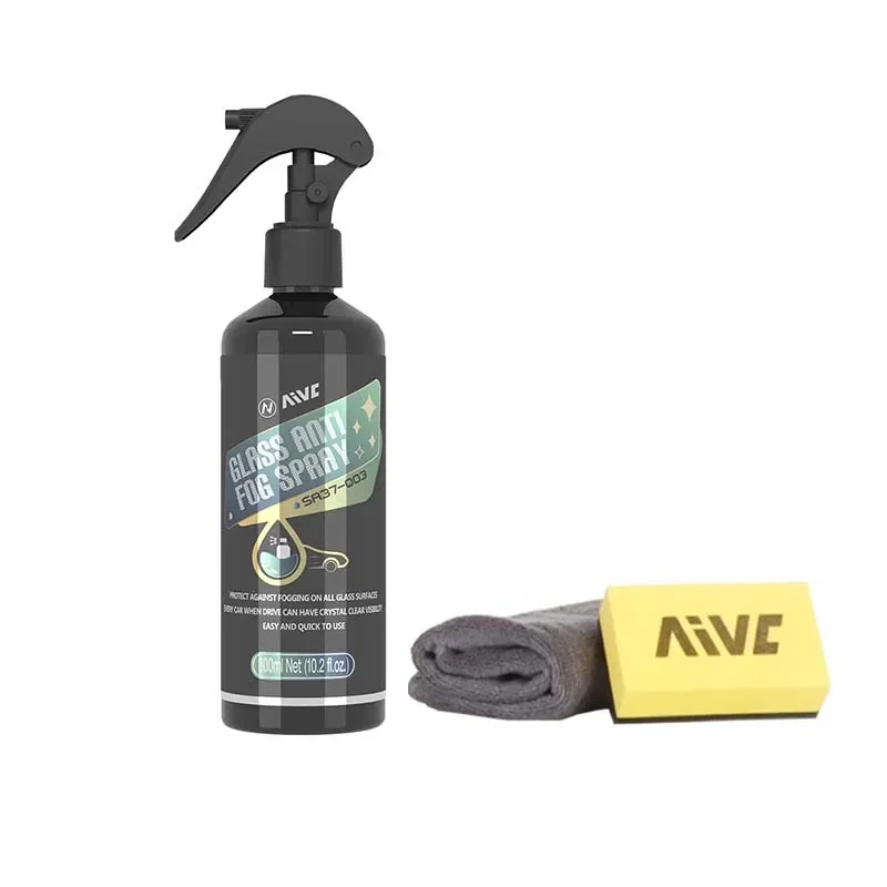 Car Glass Anti Fog Spray Windshield Aivc Anti-fog Coating Agent Window Mirror Winter Fog Repellent Long Lasting Defogger Cleaner