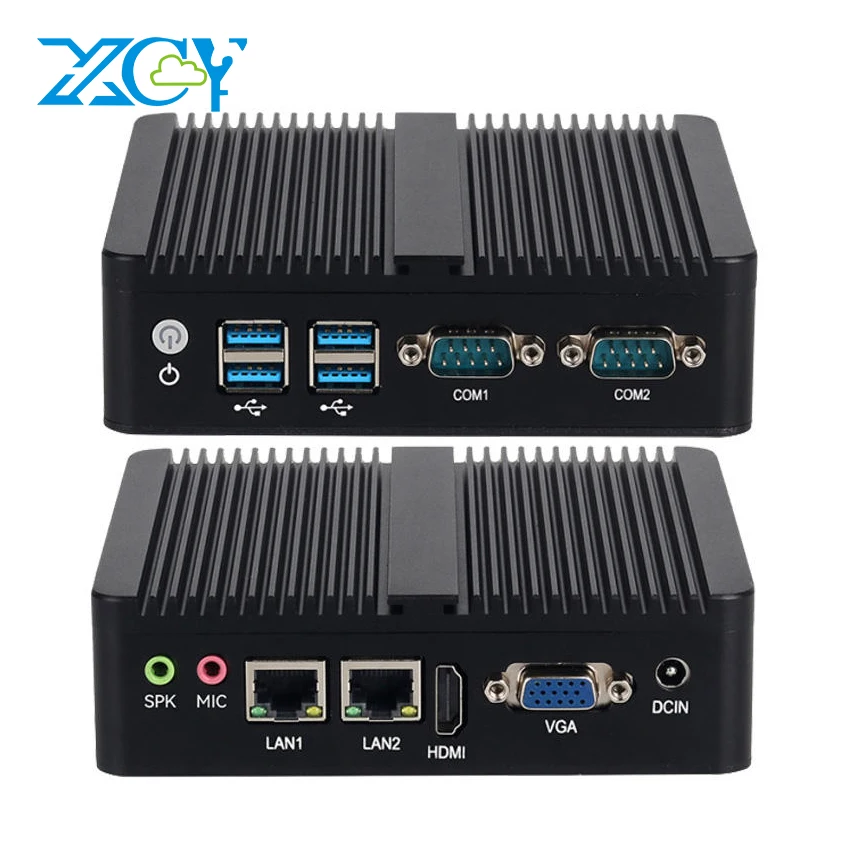 Безвентиляторный мини-промышленный ПК X30G Intel Celeron N5105 DDR4 M.2 SSD 2xRS232 2xEthernet 4xUSB3.0 7260AC WiFi BT4.0 Windows10 Linux