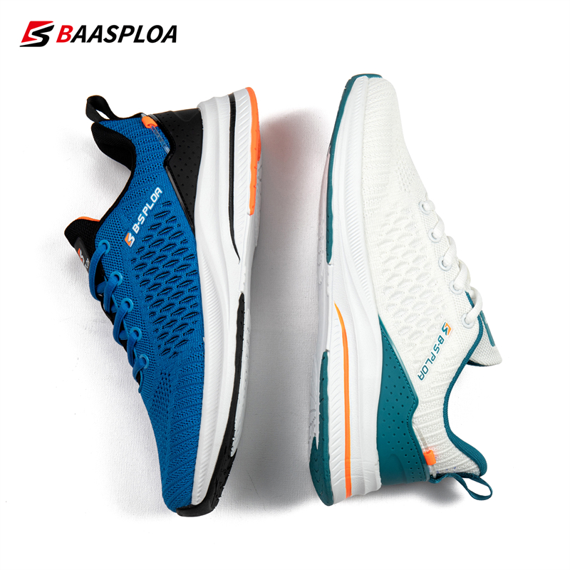 Baasploa-Zapatillas de correr ligeras para hombre, deportivas informales de malla de diseñador, con cordones, para deportes al aire libre, tenis, 2023