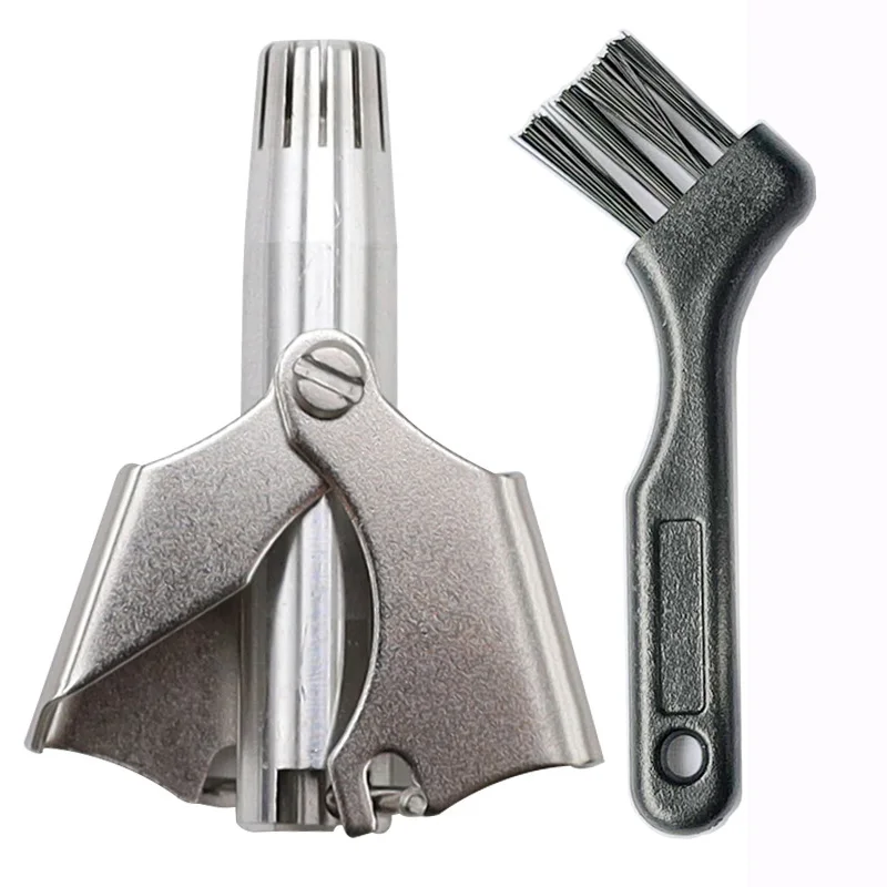 Respingador para La Nariz,Depilador Nariz Hombre,Recortadora de pelo de Nariz, afeitadora Vibrissa portátil de seguridad para orejas, Cortador Manual Rhinothrix, afeitadora Nasal, tijeras lavables HT Tragi
