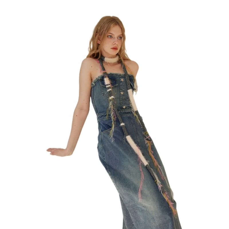 Bufanda gargantilla rayas peludas para mujer estilo Y2K Harajuku para jeans o vestidos