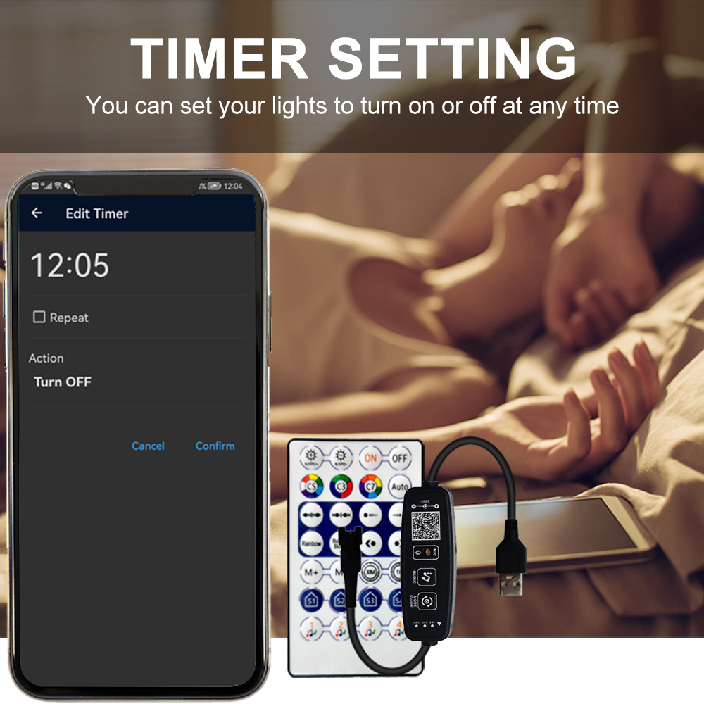 DC5-24V 3Pin 28Key Button Led Controller mit Smart Pixel Bluetooth Musik Fernbedienung für individuelle adressierbare 5050 RGB Streifen Licht
