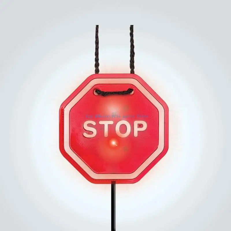 Y9UC Flashing LED Stop Sign dengan Detektor Parkir Otomatis Diadang yang Dapat Disetel dengan Basis Lengkap Untuk Port