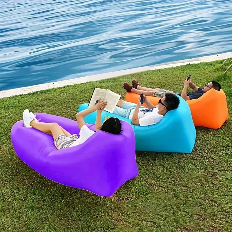 Bolsa de sofá inflable, sofá portátil para acampar, colchón, sillón para Festival de Música
