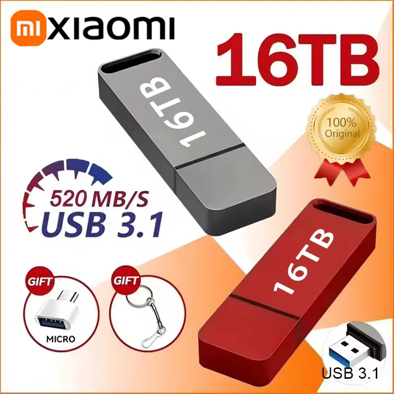 USB-флеш-накопитель Xiaomi, 4 ТБ, USB 3,2, 8 ТБ