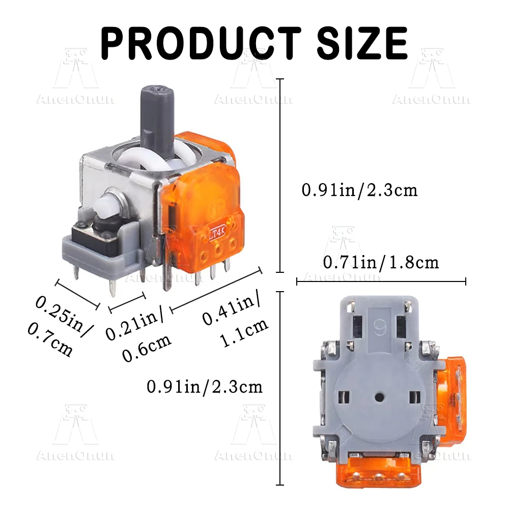 PS5 TMR Electromagnetic Joystick High-Precision Gaming Control Stick No Drift 3D Analog Sensor Module Upgrade Replacement Parts