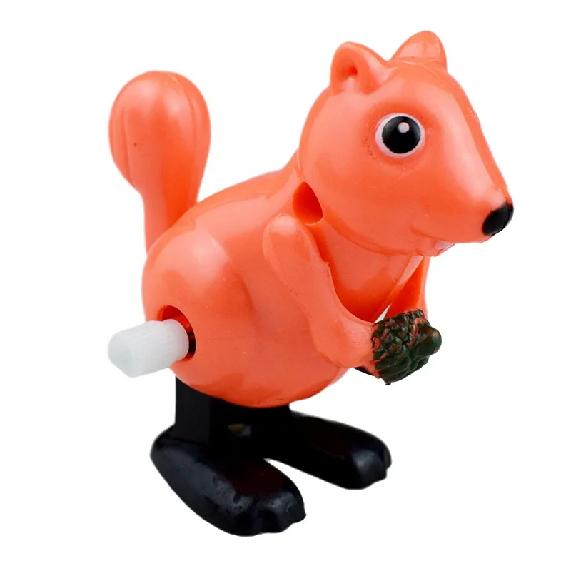 子供のためのジャンプリスのおもちゃ,かわいい時計仕掛け,動物のおもちゃ,面白いシミュレーション,小さなリス,歩く,ノベルティ
