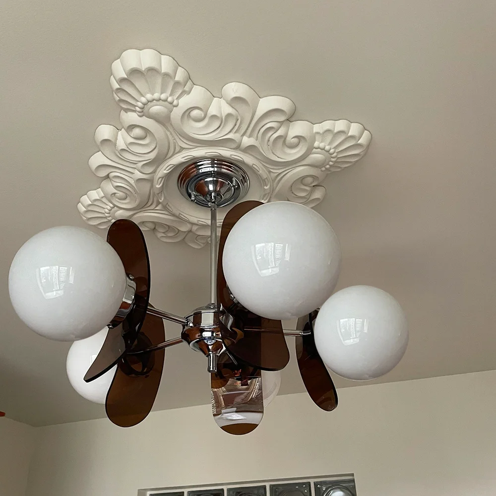 Lamp plate PU lines imitating plaster polyurethane foam material European large lamp base decoration American ceiling round plat