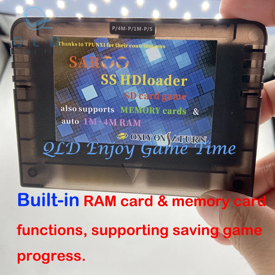 Новая версия 0,7 SAROO HDLoader-картриджа FastReading Game Reader, поддержка менографической карты SD TF, Plug & Play для консоли SS Saturn