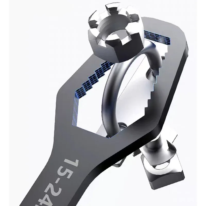 8-24mm Universal Torx Wrench Self-tightening Adjustable Glasses Wrenches Board Double-head Torx Spanner Hand Tools for Factory