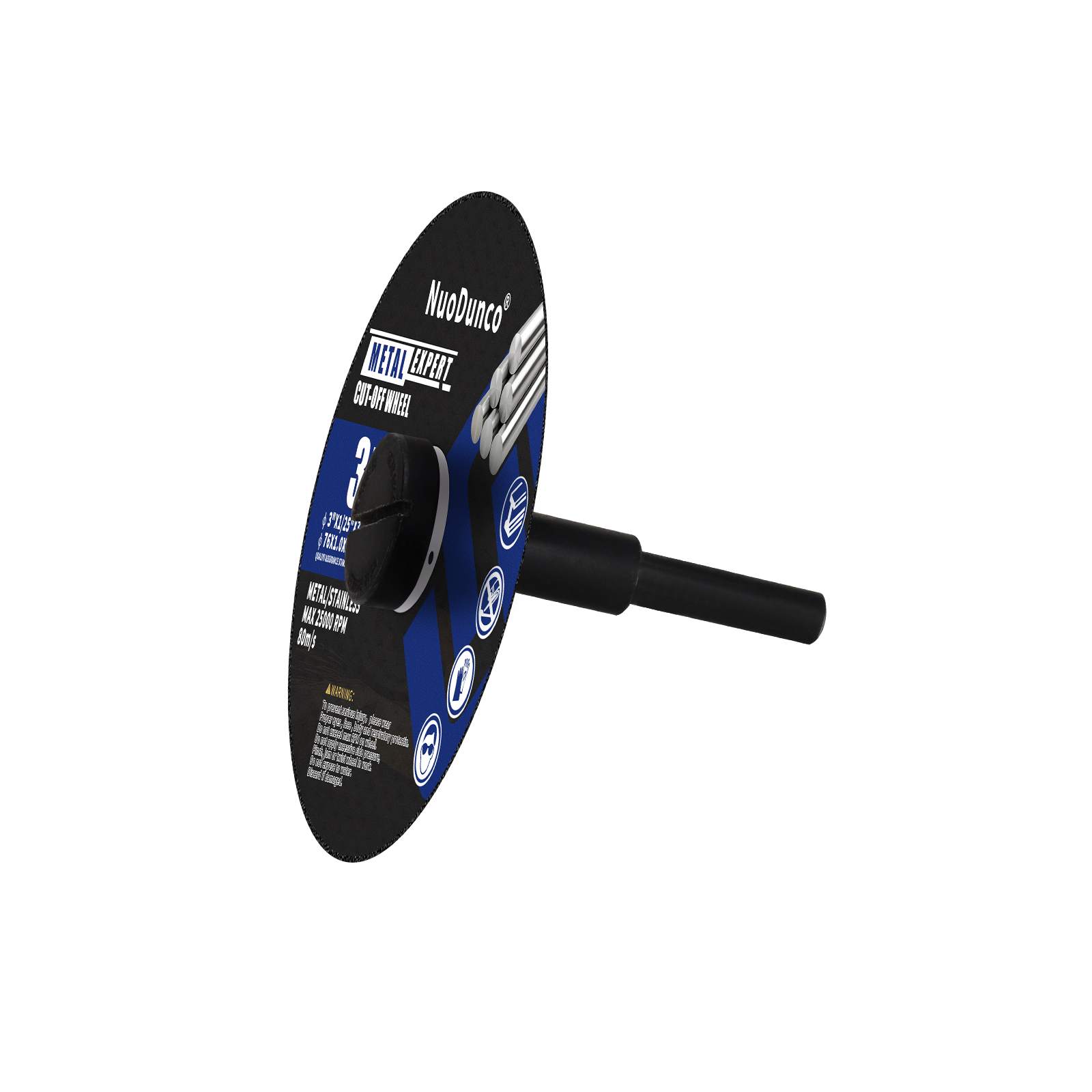 Mini disco de corte de Metal con rueda de corte de 75mm, herramienta eléctrica, hoja de sierra Circular rotativa para cortar acero inoxidable, PVC/mandril de montaje