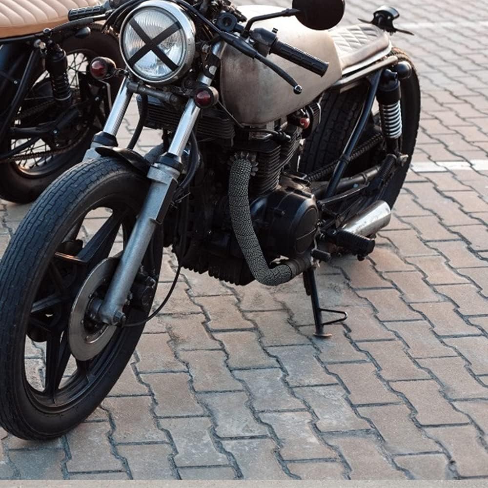 5 cm/5 M Motorrad Auspuff Wrap Schalldämpfer Thermische Band Hitzeschild Isolierung Systeme Mit Edelstahl Krawatten Motorrad Zubehör