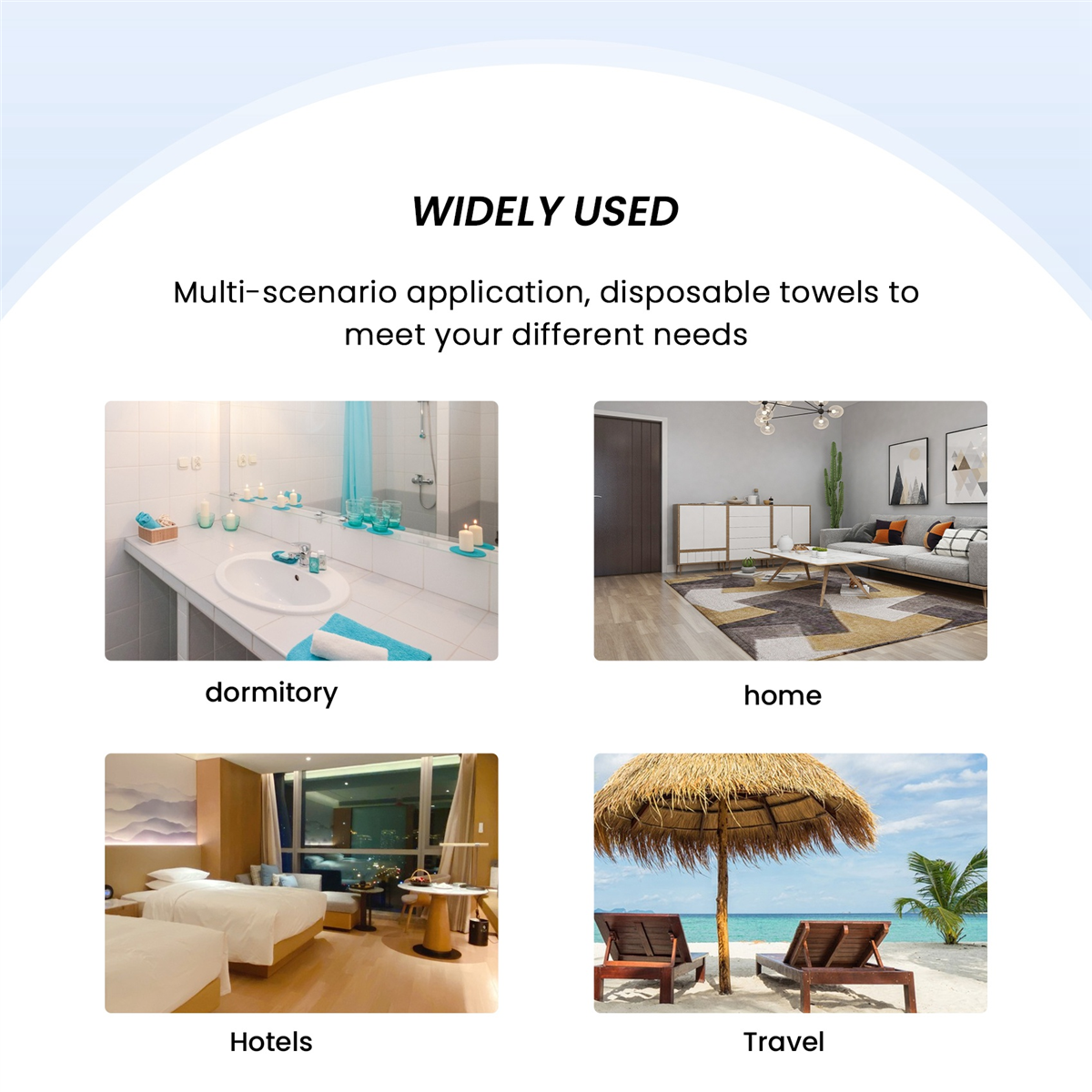 500Pcs Magic Disposable Compressed Towel Wipes Tablet Travel Tissue