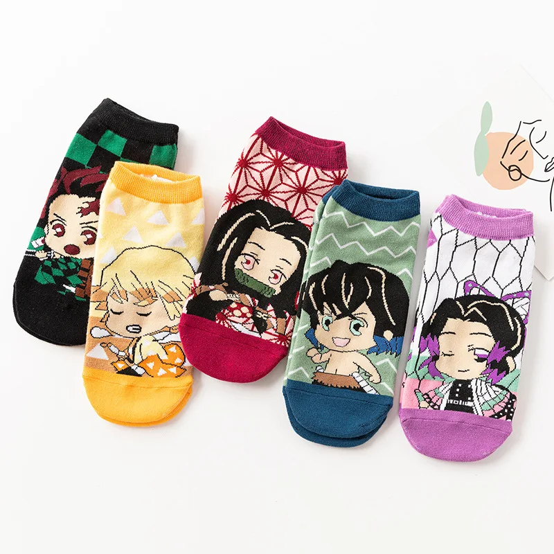 Anime Dämon Slayer Socken Cosplay Kostüm Socke Männer Frauen Requisiten Zubehör