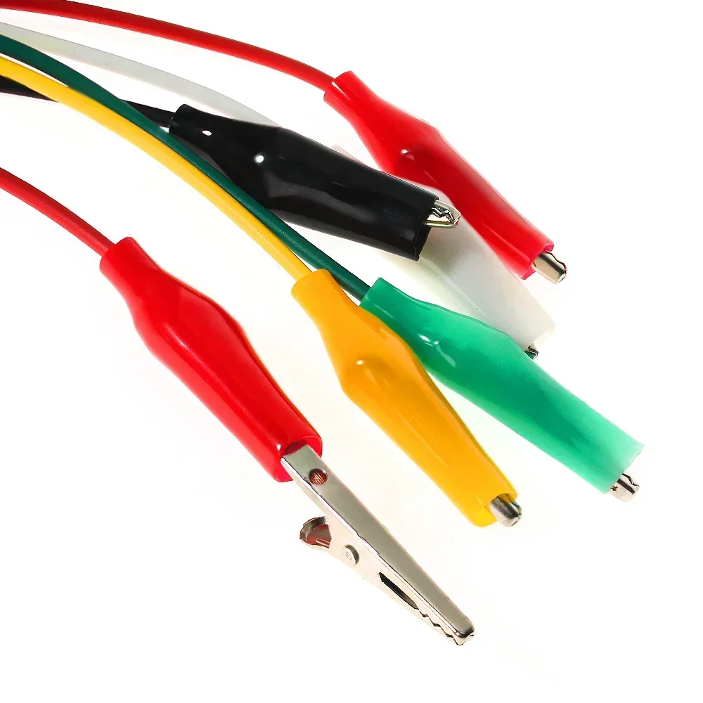 10 Stück Clip-Nummer 45 mm Krokodilklemmen mit Kabelklemmen und Krokodilklemmen für elektrische Krokodilklemmen
