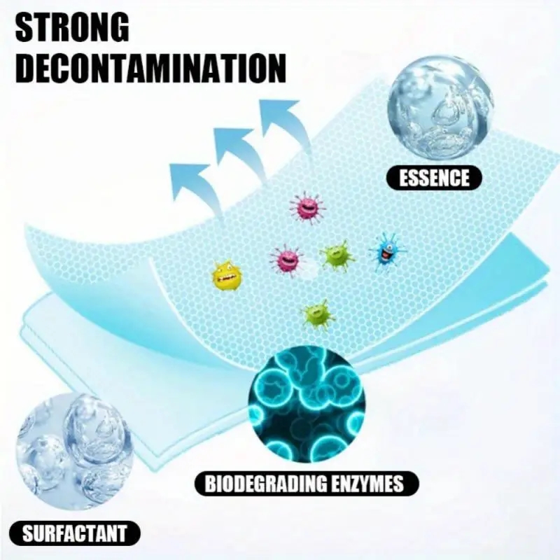 30/60/90/120Pcs Concentrated Floor Cleaner For Tile Wood Bathroom And Car Surfaces Powerful Floor Cleaning Sheets For Home