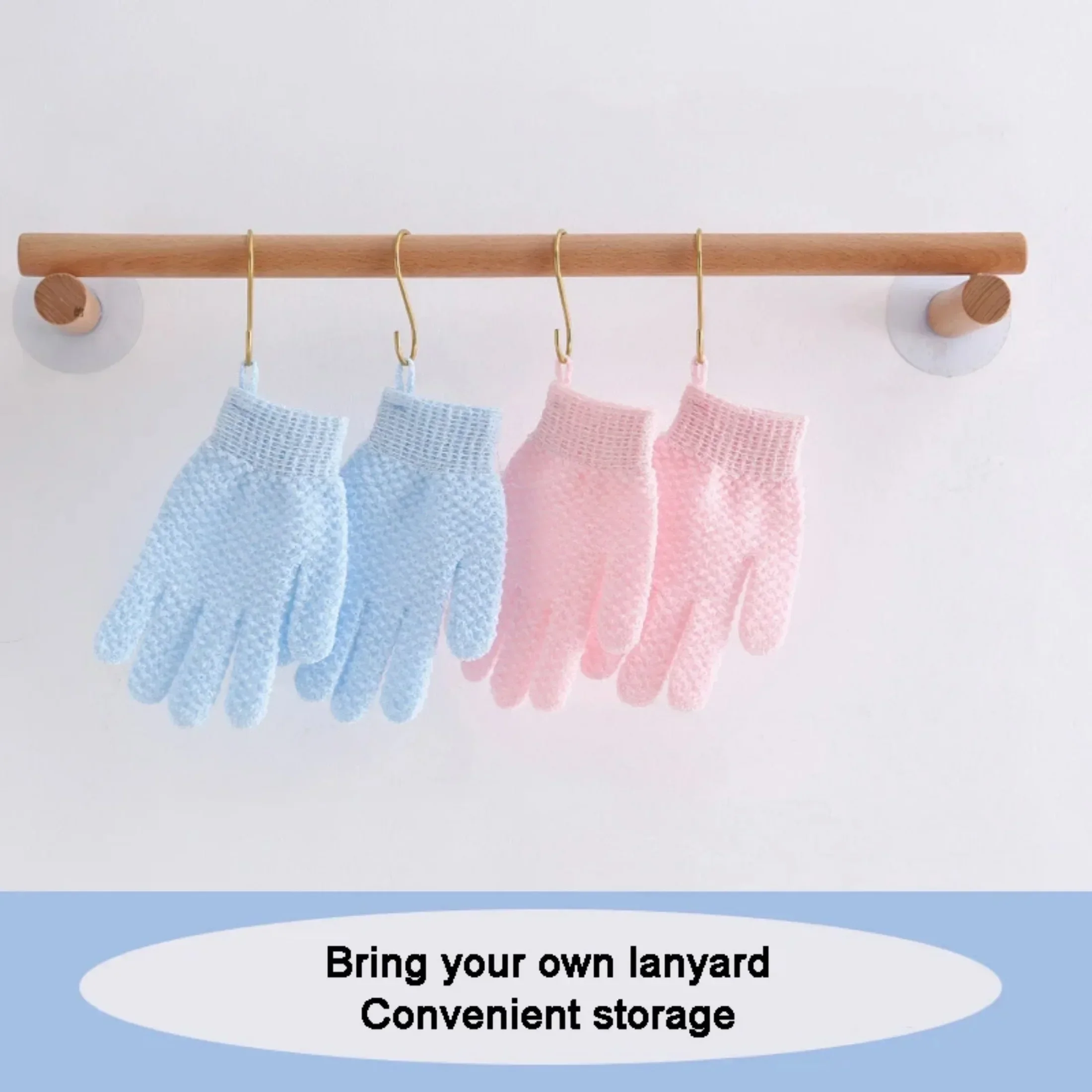 1 個新クリーニングバスグローブシャワースクラブボディマッサージスパ泡こすり泥剥離角質除去 5 本指バスルームアクセサリー