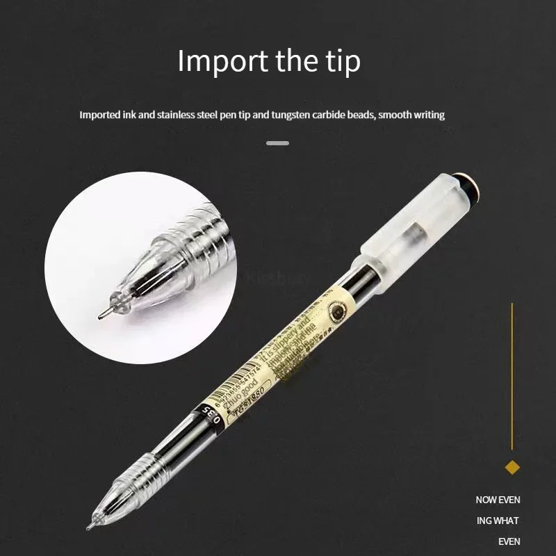 54 ピース/セット 0.35 ミリメートルゲルペンオフィス学校試験サインボールペン青赤黒インク交換可能なペンリフィルロッドかわいい文房具