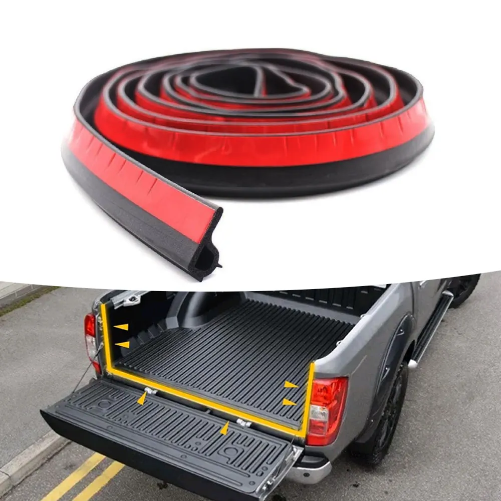 Tira protectora de goma tipo P Universal para coche, tira de sellado para pelado de clima, adhesivo para puerta, Kit de sellado para puerta trasera, accesorios, 3m, 1 ud.