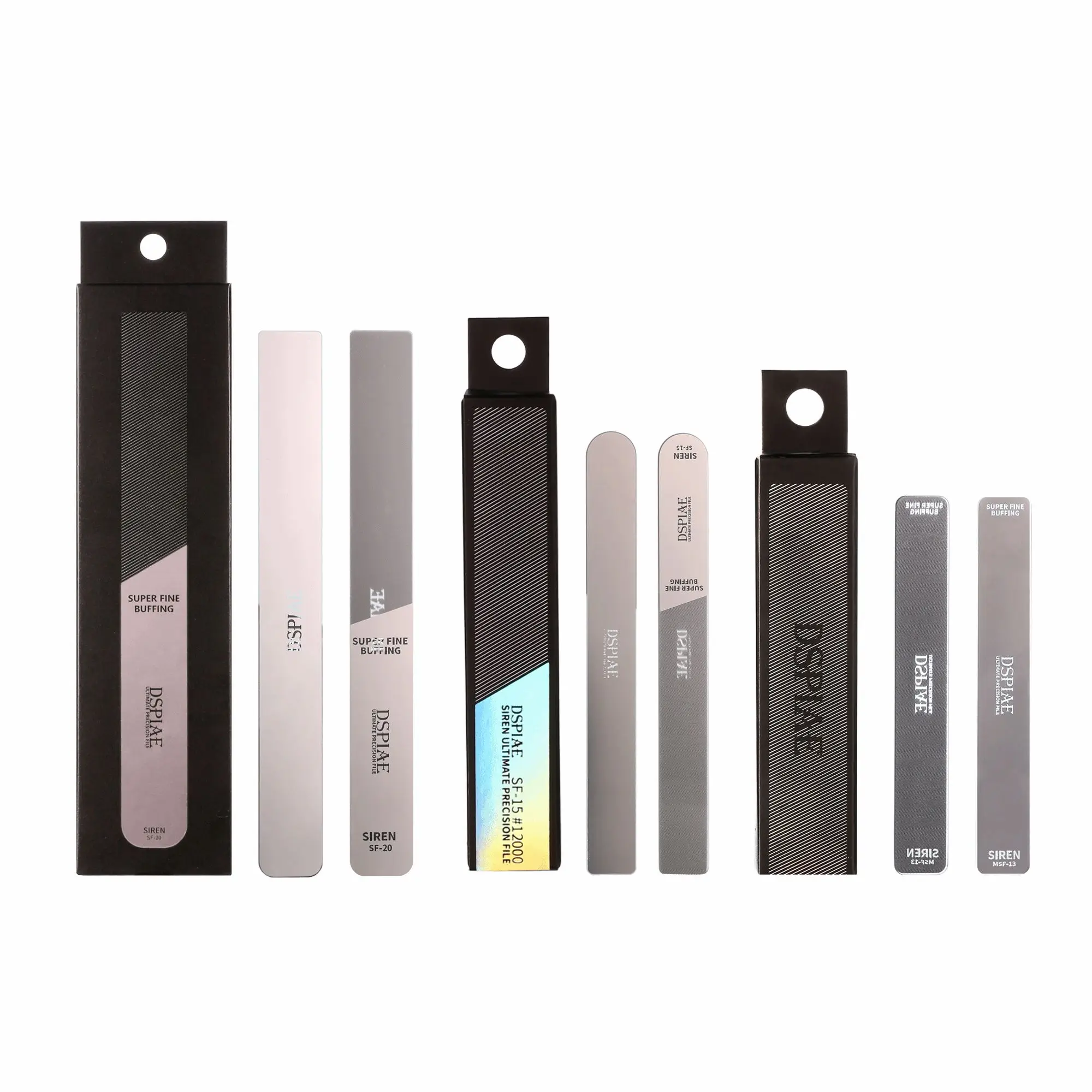 DSPIAE-Abrasive Block Leviathan Ultimate Hobby FiLe Ceramic File, Polishing Tools MSF-13, SF-15, SF-16, SF-17, SF-20, 5Pcs per S