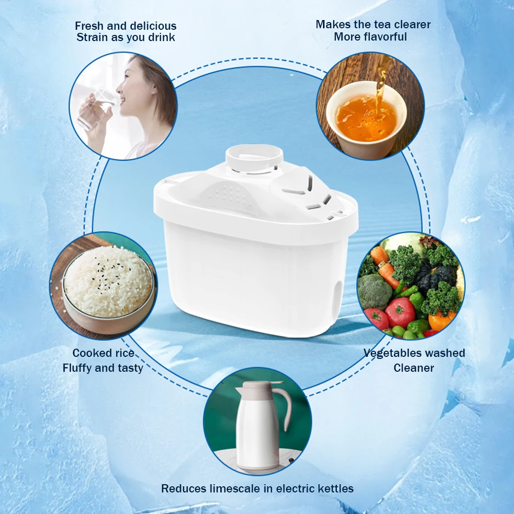 1-10 ชิ้นตลับกรองน้ําสําหรับ Brita Maxtra ลด Limescale คลอรีนสิ่งสกปรกเครื่องฟอกอากาศเปิดใช้งานคาร์บอนกรองน้ํา