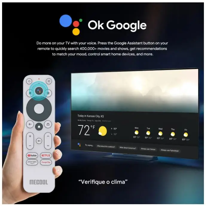 Full HD 4K Android 11 TV Stick Mecool KD5 1GB 8GB Amlogic S805X2 Smart TV Box Dual wifi Quad Core Bluetooth soporte reproductor multimedia