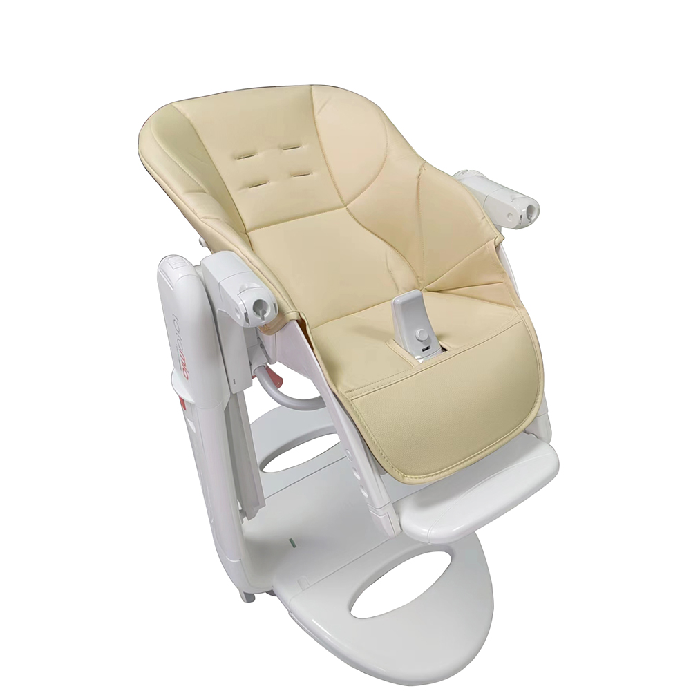 Cojín para asiento de trona de bebé, funda de cuero PU para silla de cena serie Peg perego Tatamia, accesorios para bebé de tamaño personalizado
