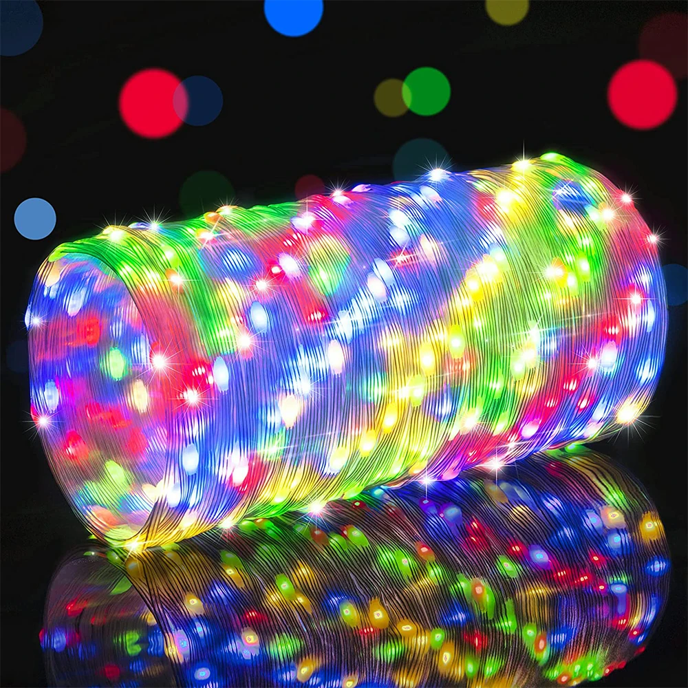 20M400LEDs WS2812B LED cadena Dreamcolor luces de Navidad cadena RGBIC iluminación direccionable cortina inteligente cadena de luz DIY