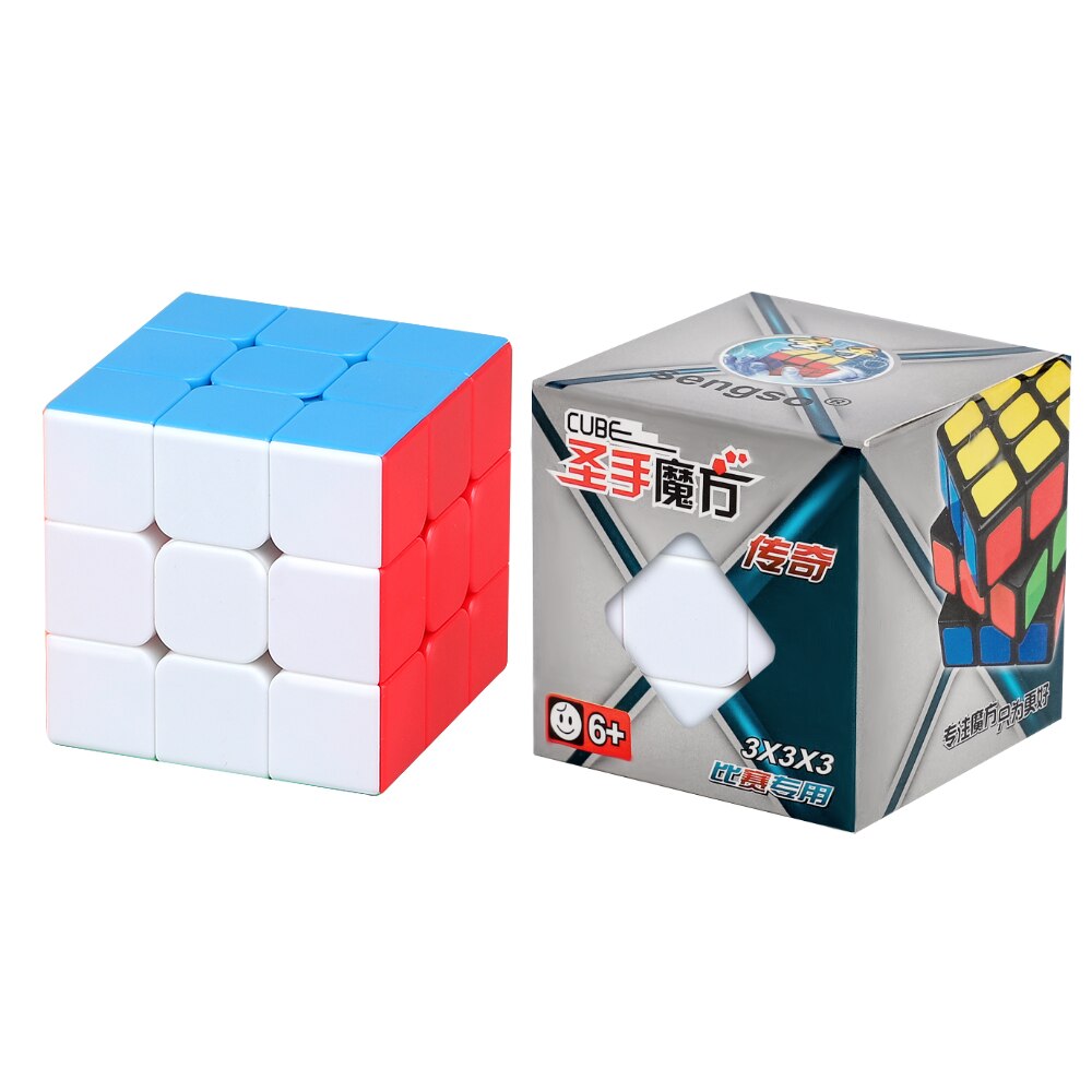 SENGSO Speed Cube 3x3 Legend Series Stickerless Magic Cube Beroep Puzzel Hoge kwaliteit Kid's Fidget Toys