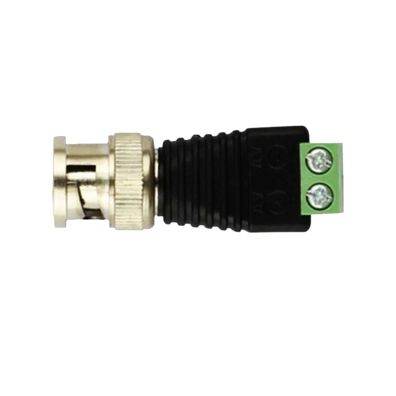 BNC コネクタ DIY CCTV 監視ビデオカメラ同軸/Cat5/Cat6 ケーブル用