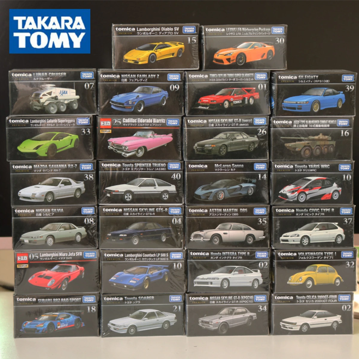 Takara Tomy Tomica Model Mobil Skala TP Premium Toyota Honda Nissan Dekorasi Kamar Anak-anak Halloween Hadiah Natal Mainan untuk Bayi Laki-laki Perempuan