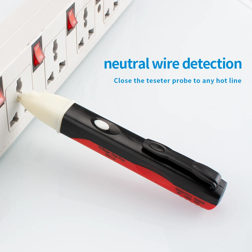 Voltage Detection Pen Electric Indicator Sensor Socket Wall Non-contact Ac Voltage Detector Power Outlet Instrument 90-1000v