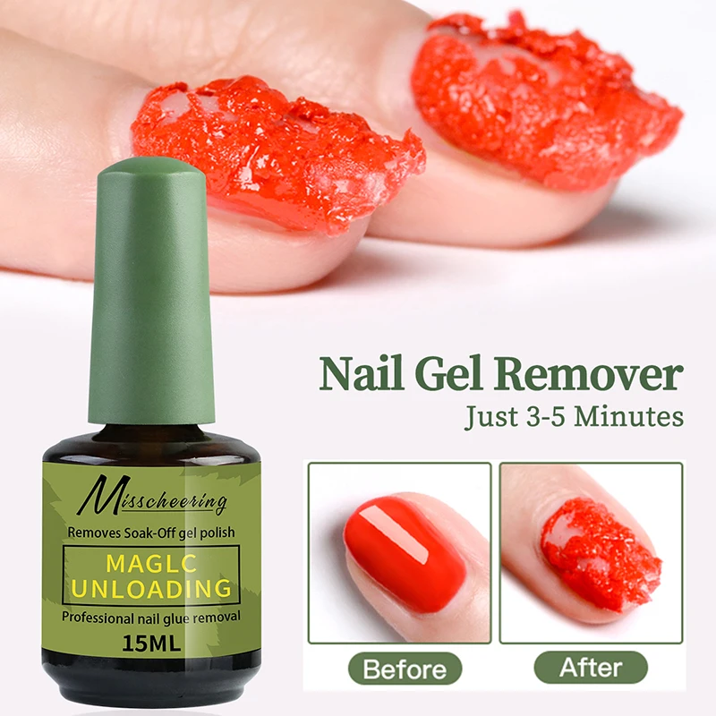 15 ml Nagellackentferner für Nägel in 3–5 Minuten. Entfernt leicht die halbpermanente Soak-Off-UV-Gel-Nagellack-Burst-Gel und Nagellacke