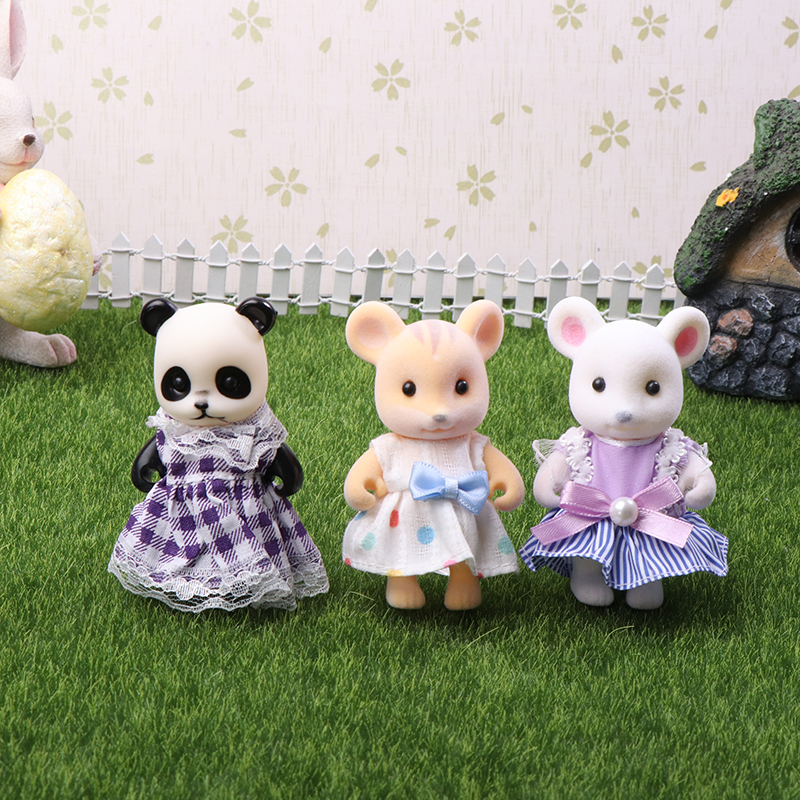 Детская миниатюрная мебель для кукольного домика, аксессуары, детские плюшевые куклы, семьи кроликов и леса, игрушки для девочек, игровой набор «сделай сам»