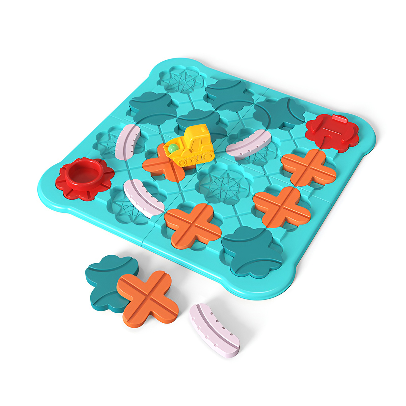 Puzzle Track Toy para Pai-filho, Road Maze Tour, Interactive Board Game, Back Engineering Car