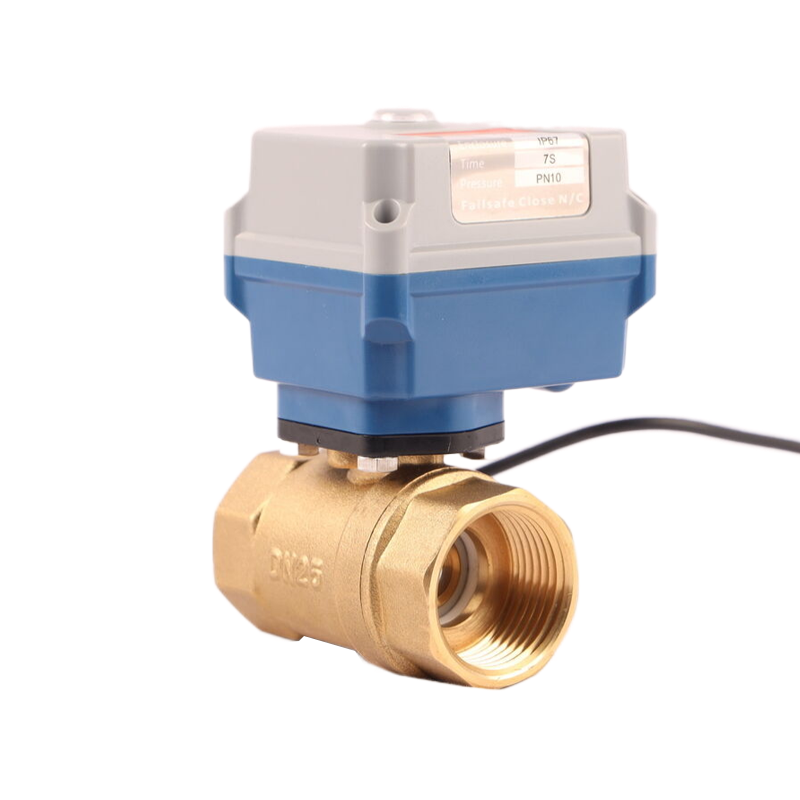 DN15 AC220V 2ทางวาล์วบอลวาล์วหัวขับวาล์วน้ำแบบหมุนอัตโนมัติทำจากทองเหลืองไฟฟ้าแบบอัตโนมัติ