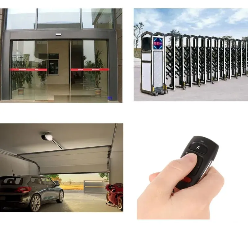 GERMA RF Chiave telecomando Trasmettitore 433 MHz Clonazione Duplicato Copia Apprendimento Codice fisso per auto porta garage elettrica