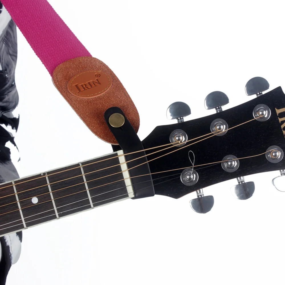 IRIN JENeck Strap Belt, JELeather Strap Holder, Button, Safe Lock, Ukulele Bass, Acoustic Electric Accessrespiration