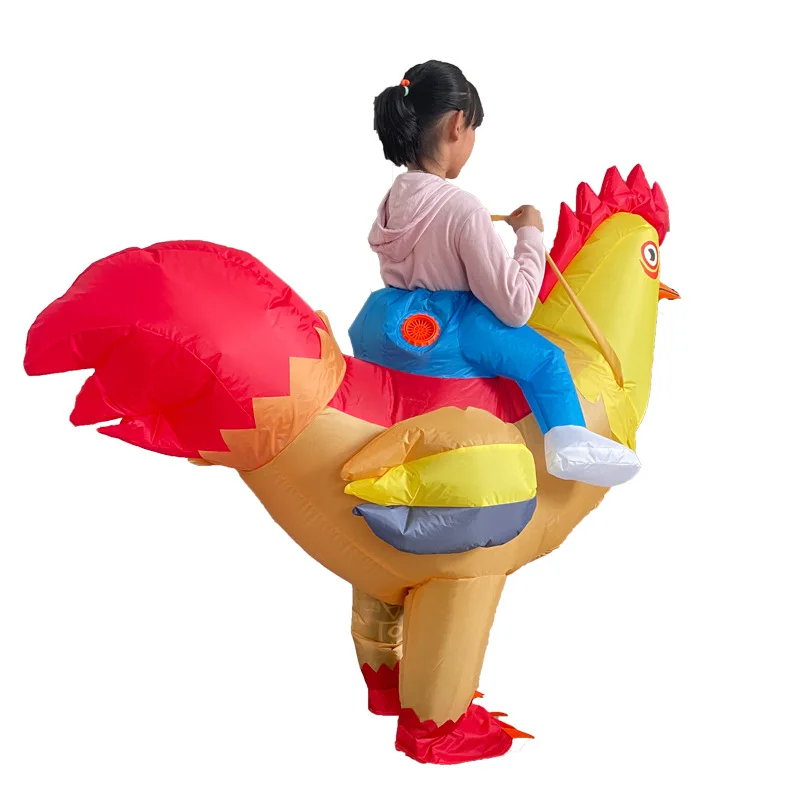 Funny Walking Show Rooster Inflatable Suit Wandering Stage Performance Props