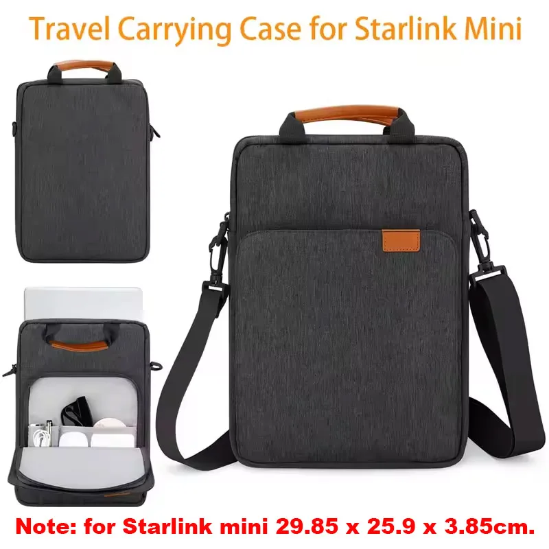 Storage Bag for Starlink Mini Travel Carrying Case Waterproof Handbag Shoulder Bag Crossbody Bag for Star Link Mini Accessory